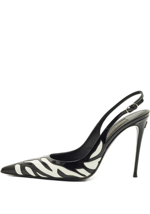 Dolce & Gabbana Pre-Owned pointed-toe slingback pumps - Black