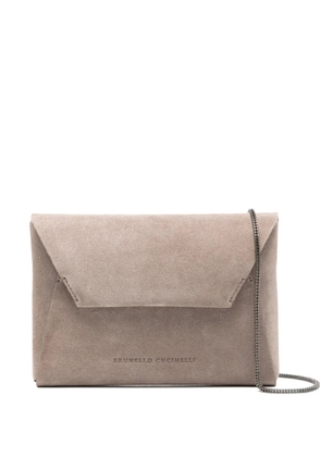 Brunello Cucinelli chain-strap mini bag - Grey