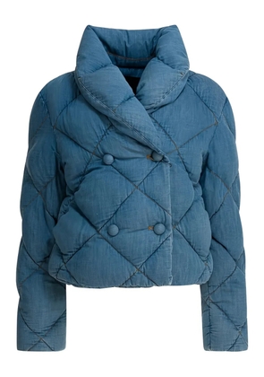 THELAURENT quilted button-fastening jacket - Blue