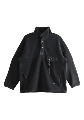 and Wander press-stud fastening jacket - Black