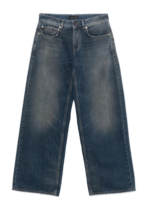 Balenciaga logo-patch jeans - Blue