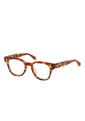 JULIUS TART OPTICAL tortoise glasses - Brown