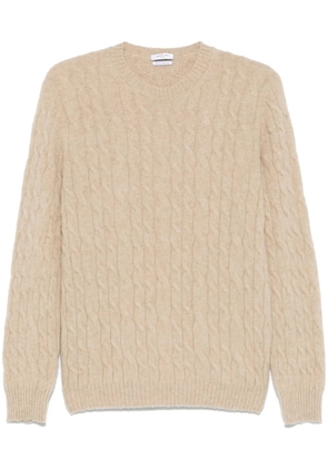 Boglioli cable-knit sweater - Neutrals
