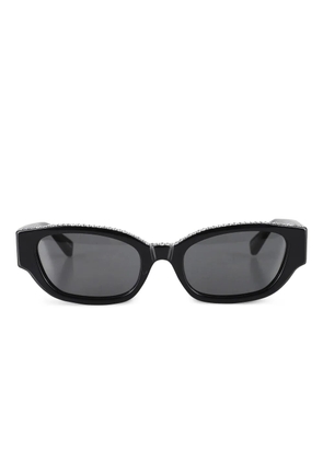 Magda Butrym crystal embellished sunglasses - Black