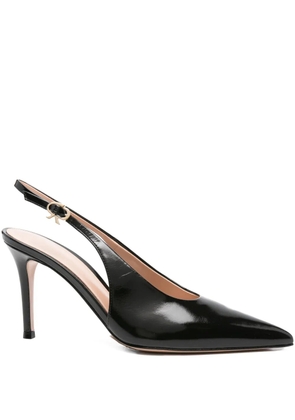 Gianvito Rossi 85mm slingback pointed-toe pumps - Black