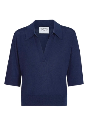 TWP V-neck polo shirt - Blue