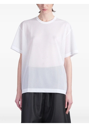 Comme Des Garçons mesh T-shirt - White