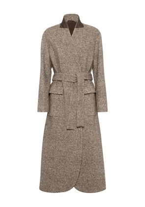 Brunello Cucinelli belted coat - Brown