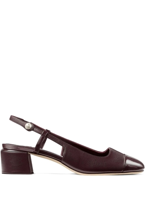 Jimmy Choo 45mm Elisa slingback pumps - Brown