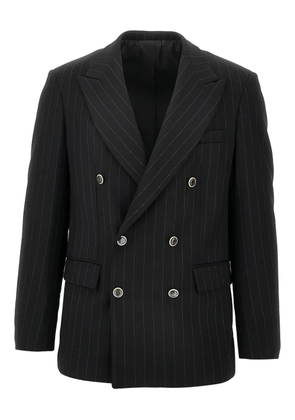 MARSEM pinstriped double-breasted blazer - Black
