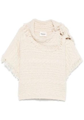 MARANT ÉTOILE Blanche poncho - Neutrals