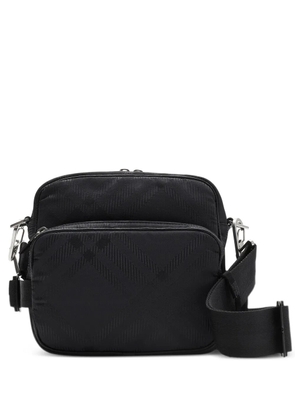 Burberry Check Jacquard Pocket crossbody bag - Black