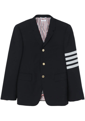 Thom Browne 4-Bar stripe single-breasted blazer - Blue