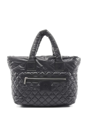 CHANEL Pre-Owned 2012-2013 MM Coco Coon quilted tote bag - Black