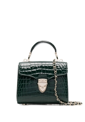 Aspinal Of London mini Mayfair top-handle bag - Green