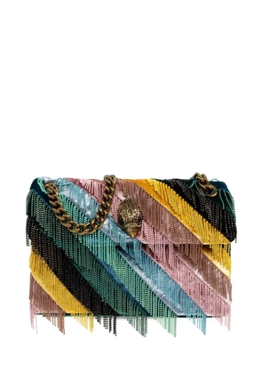 Kurt Geiger London mini Kensington fringes shoulder bag - Green