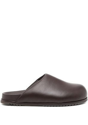 Rick Owens round toe mules - Brown