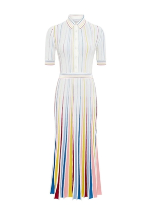 Gabriela Hearst striped shirtdress - White