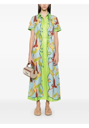 ALEMAIS Rafaela maxi dress - Blue