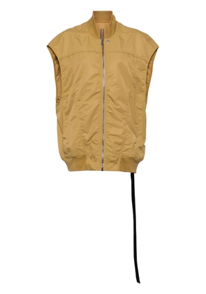 Rick Owens DRKSHDW Jumbo Flight zipped gilet - Brown