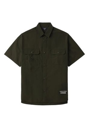 Comme des Garçons Homme utility-pocket short-sleeve shirt - 3 KHAKI