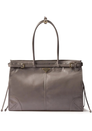 Prada large Bonnie tote bag - Grey