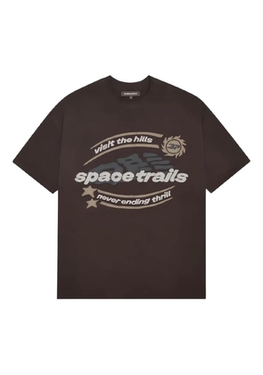 BROKEN PLANET logo-print T-shirt - Brown