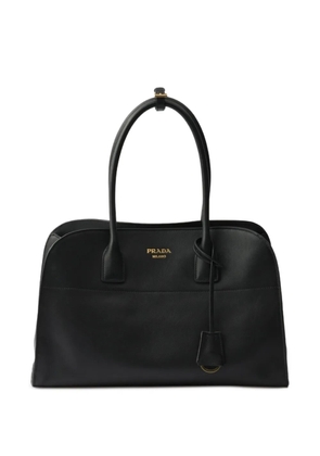 Prada large leather tote bag - Black