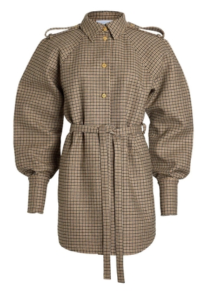 Patou mini shirt dress - Blue