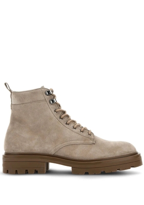 Hogan H673 suede boots - Neutrals