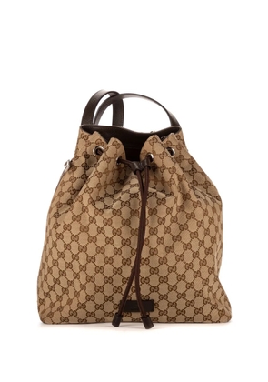 Gucci Pre-Owned monogram-pattern backpack - Neutrals