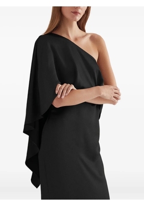 Lauren Ralph Lauren asymmetric-neck maxi dress - Black