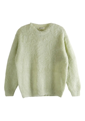 Auralee crew-neck sweater - Green