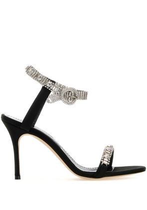 Manolo Blahnik 90mm Asasan sandals - Black