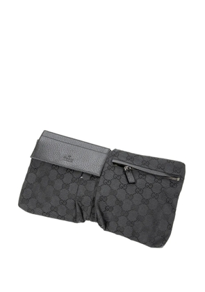 Gucci Pre-Owned 2000 GG-pattern belt bag - Black