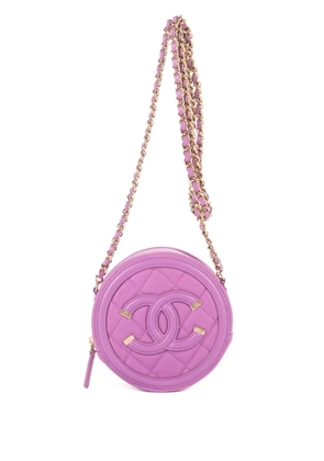 CHANEL Pre-Owned Interlocking CC shoulder bag - Purple