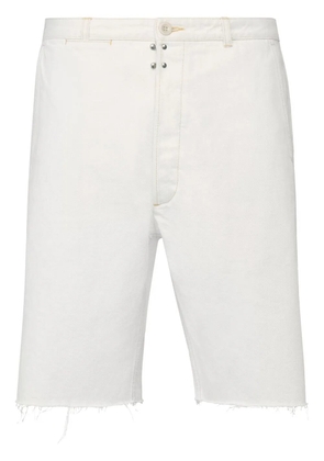 Maison Margiela Selvedge denim shorts - White