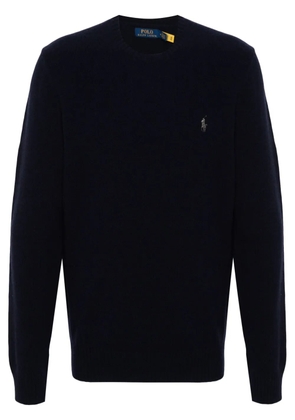Polo Ralph Lauren embroidered-logo jumper - Blue