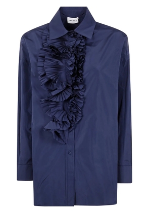 P.A.R.O.S.H. ruffle-detailing blouse - Blue