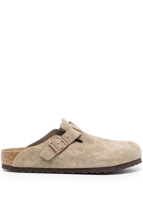 Birkenstock Boston suede slippers - Brown