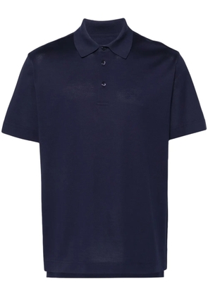 Givenchy logo-embroidered polo shirt - Blue