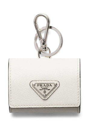 Prada Saffiano leather AirPods case - White