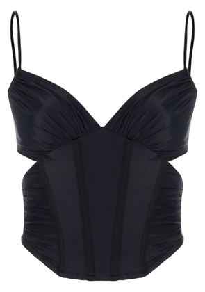 MISBHV cut-out corset top - Black