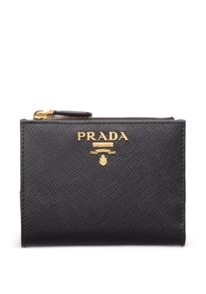 Prada small saffiano leather wallet - Black