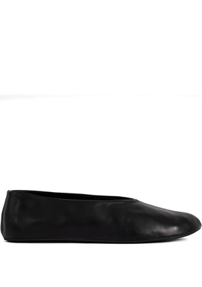 The Row slip-on ballet flats - Black