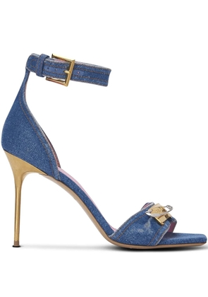 Balmain Safety Pin sandals - Blue