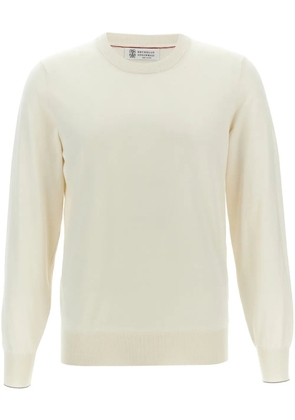 Brunello Cucinelli cotton sweater - White