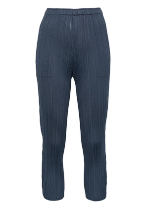 Pleats Please Issey Miyake Wormhole trousers - Blue