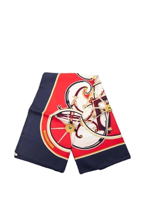 Hermès Pre-Owned 20th Century Washingtons Carriage Silk Scarf 90 scarves - Red