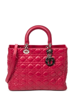Christian Dior Pre-Owned large Lady Dior tote bag - Pink